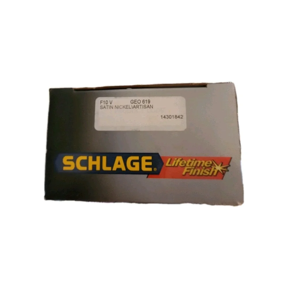 Schlage Satin Nickel‎ Hall Closet Lever Set Accent